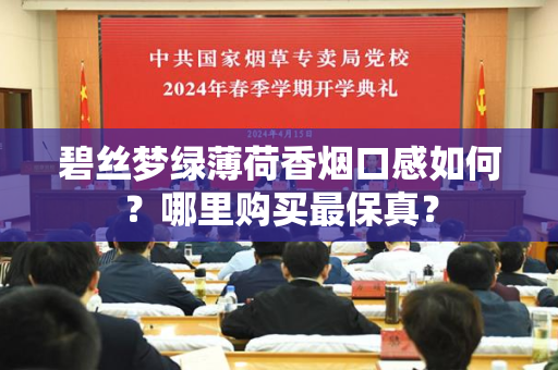 碧丝梦绿薄荷香烟口感如何？哪里购买最保真？